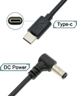 PD USB-C Type-C to DC 5.5 x 2.5mm 12V Power Cable for Blackmagic Video Assist