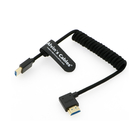 Ultra HD 8K HDMI 2.1 Braided Coiled Cable HDMI For Atomos Ninja V Portkeys BM5 For Feelworld Monitor For Canon C300