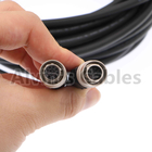 Coaxial 12 Pin Hirose Male To Female Cable Analog Camera Cable High Flex