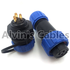 SP13 Series Aviation Connector , Waterproof Electrical Connectors Copper Conductor