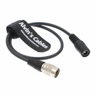 Hirose 4 Pin Male to DC Female Cable for Sound Device ZAXCOM Blackmagic