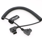 D- Tap Male To Dtap Male Coiled Extension Cable For DSLR Rig Battery