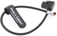 Alvin'S Cables Rotatable Right Angle 2 Pin Z CAM E2 S6/F6 Power Cable Adjustable 90 Degrees 2 Pin Male To D-Tap Cord